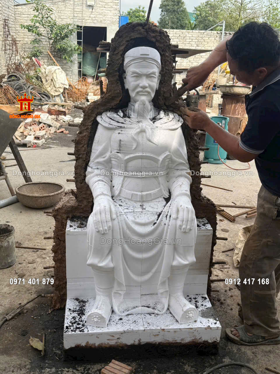 Tượng mẫu thạch cao được duyệt tại xưởng đúc